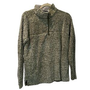 Green Dylan fuzzy pullover sweater